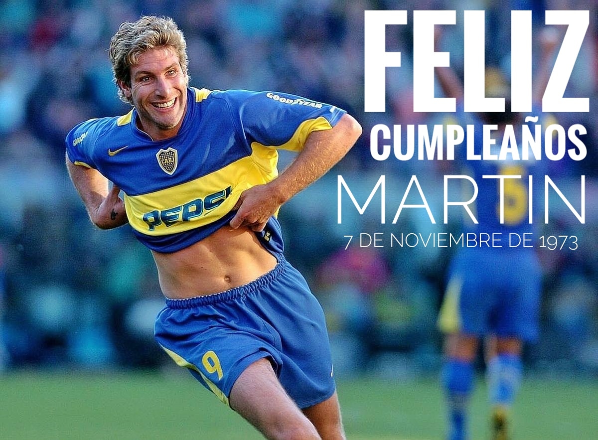 FELIZ CUMPLEAÑOS MARTIN
7 de noviembre de 1973
Un dia como hoy nacía en la ciudad de La Plata, Martin Palermo. Ex jugador de Boca Juniors, el titán, el loco, el optimista del gol, el ultimo 9, el maximo goleador de la historia del club. 
Gracias por tantas alegrías!