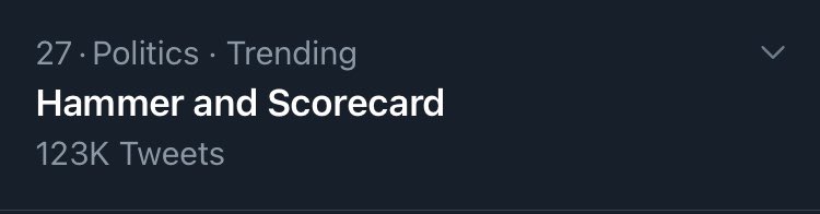 littllemel's tweet image. It’s trending! Keep it going!
#HammerAndScorecard