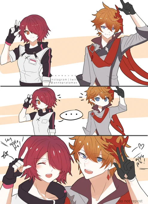 similar pose 