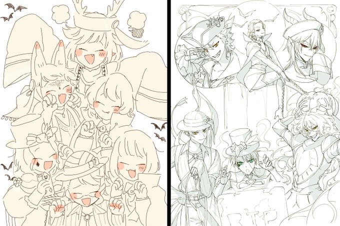オカノサンとハロウィン絵チャしました!ありがとうございます!!ハッピーハロウィン! 