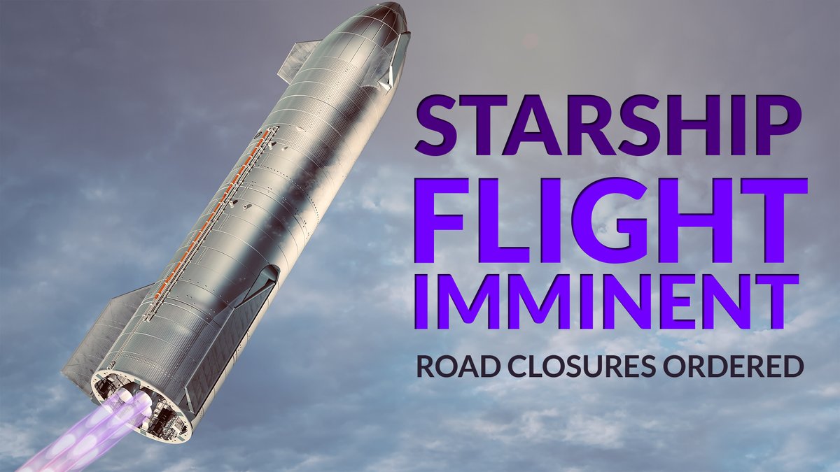 MarcusHouse's tweet photo. My new video is up! Exciting news with SN8 Static fire and 15km flight road closures posted right through the upcoming week. Incredible 3D work included by @C_Bass3d (Raptor ❤️) &amp; @ds_courier. We have GPS III, OSIRIS-REx, DSS43 &amp; Starlink updates also! 🚀

https://t.co/6RBfcXDD0Q https://t.co/TKVS6f7yoB