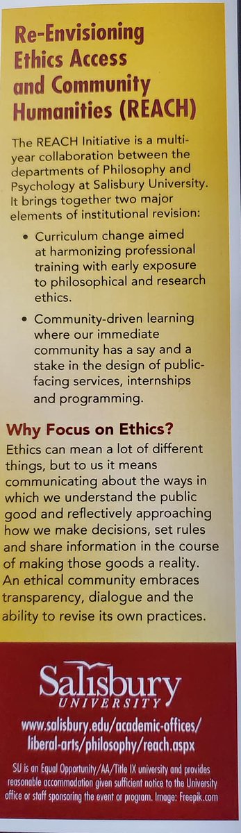 Lets get #ETHICAL ETHICAL!!! 
#SUreach #CommunityEthicsNetwork will be hosting its next set of listening sessions. Are you a #communitybasedorganization located in the #tricountyMD area, or a bordering neighbor? 
DM me!