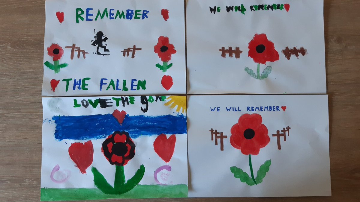Our rememberance paintings inspired by <a href="/IvyChimneys/">Ivy Chimneys Primary</a>