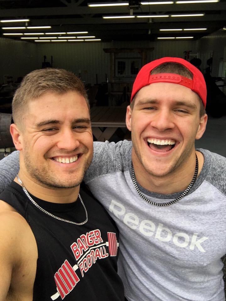 _TJWatt's tweet photo. Happy Birthday Broski!! Glad to have you here in the Burgh!!! Love you! @DerekWatt34 https://t.co/6CFqh54wES