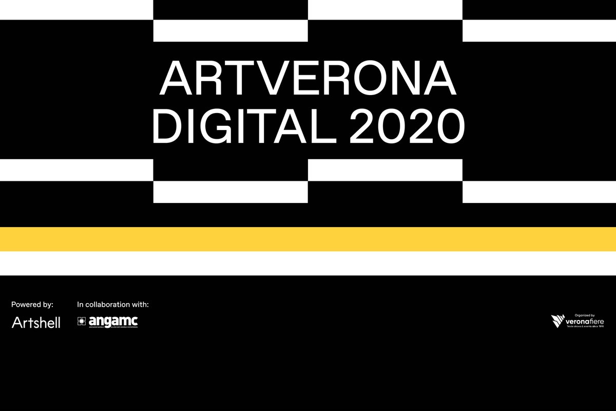 ArtVerona Fiera d'Arte si fa digitale, con tre inedite sezioni: #Black, solo il 27/11; #Yellow, dal 4 al 14/12; #White, riservata alle gallerie ANGAMC.
Grazie a Sara Benedetti e Stefano Raimondi

angamc.com/.../artverona-…...

#ANGAMC #ArtVerona #digital #art #artVerona2020