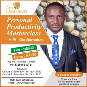 pelconferenceng's tweet photo. Personal Productivity Masterclass with @olabarnabas
#PPM2020
#pelc2020
#WakeUpKano https://t.co/t9JJvzwaEJ