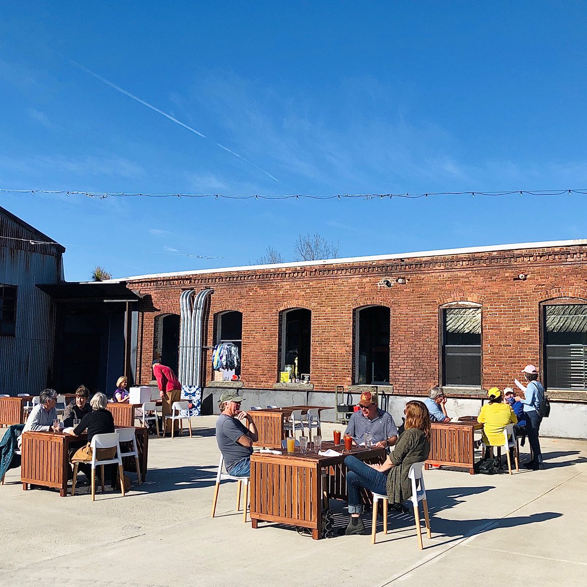 GreylockWORKS's tweet photo. gorgeous weekend around-back at Greylock WORKS! come on over -- The Break Room is open at 8am and @BerkshireCider is part of @CiderDaysFranklinCounty #CiderTrail2020 https://t.co/sSudtxBxe3