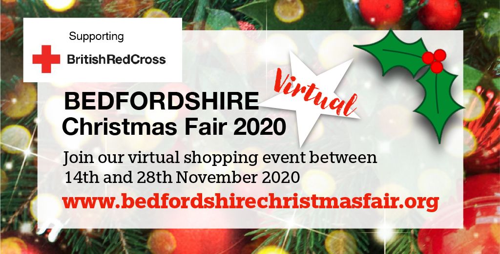 BedsXmasFair's tweet photo. Just one week to go until  the start of the first ever Virtual Bedfordshire Christmas Fair 2020! Visit our website to see all the wonderful stallholders: https://t.co/naiihGzYlP
#BedfordshireChristmasFair2020 #ChristmasFair #Christmas #BritishRedCross #Charity https://t.co/JMgIDUC6zP