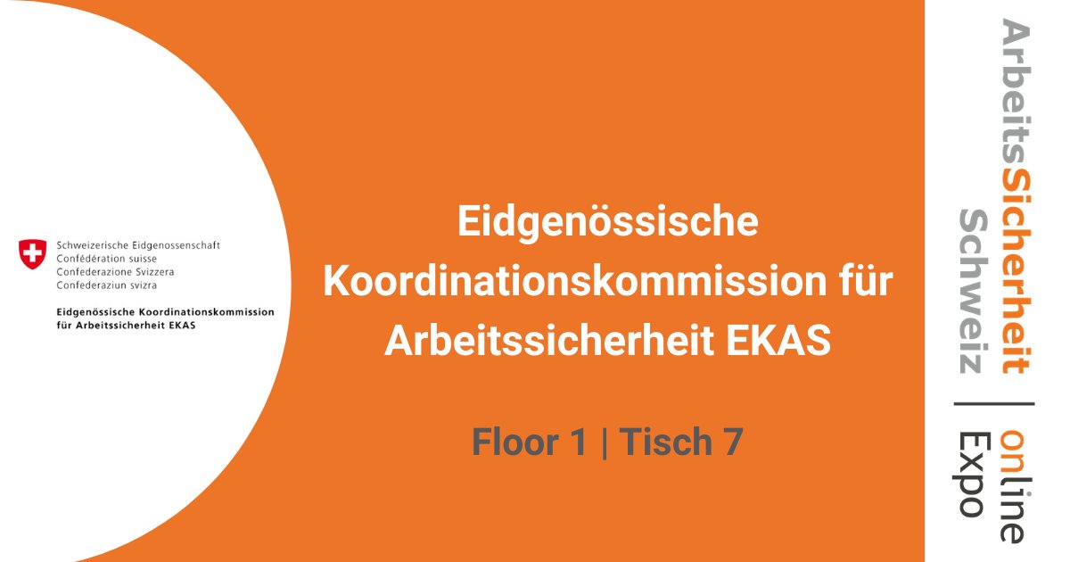 +++ Aussteller: EKAS +++

Auf der Online Expo finden Sie den Aussteller: Floor 1 I Tisch 7

Sichern Sich sich jetzt Ihr Ticket: ow.ly/xpuq50CdoLj

Die Teilnahme ist kostenlos!

#ArbeitsSicherheitSchweiz #BGM #Gesundheitsförderung #Gesundheitsschutz #CorporateHealth