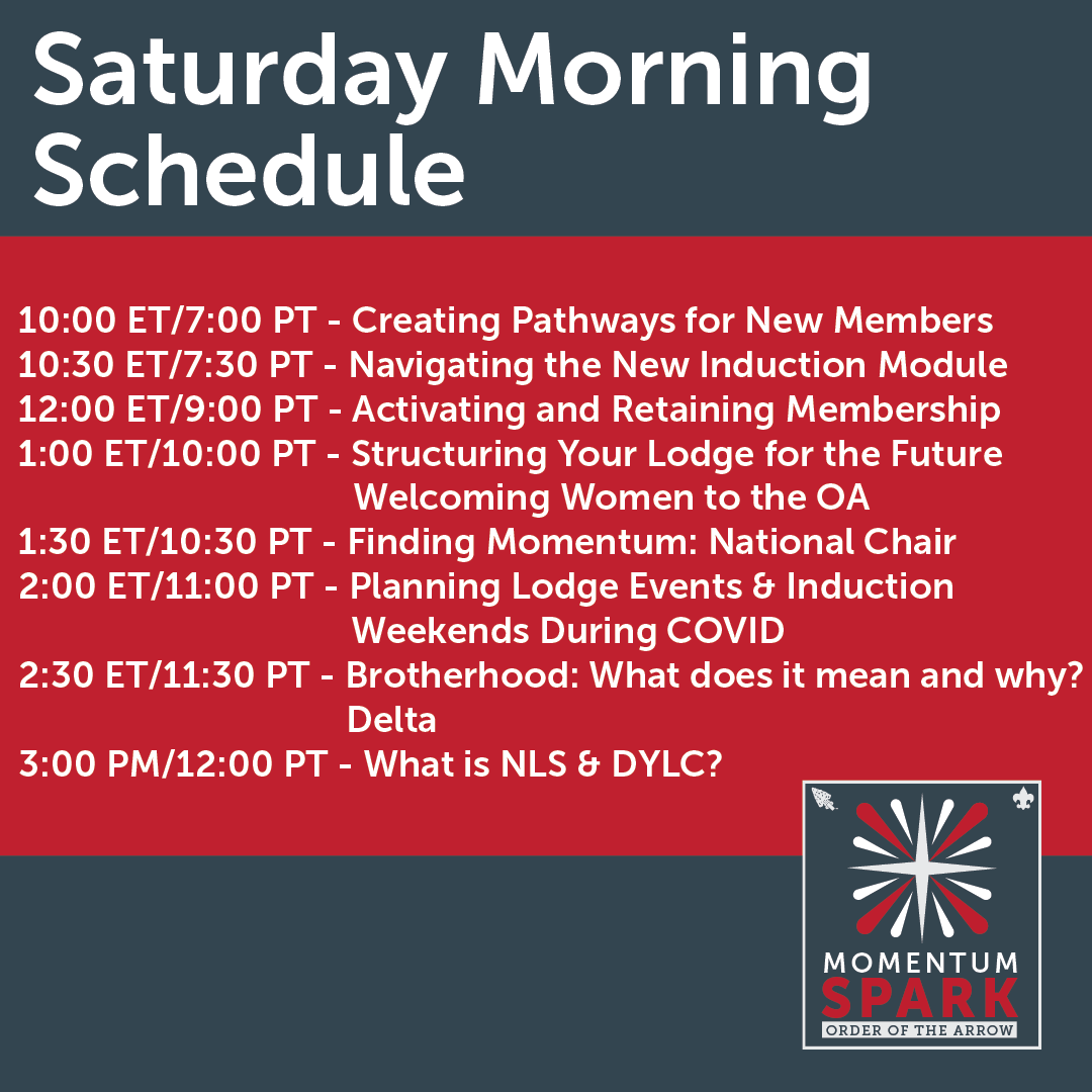 Be sure and check out all of the great activities we have going on this morning at Momentum: Spark! #OASpark