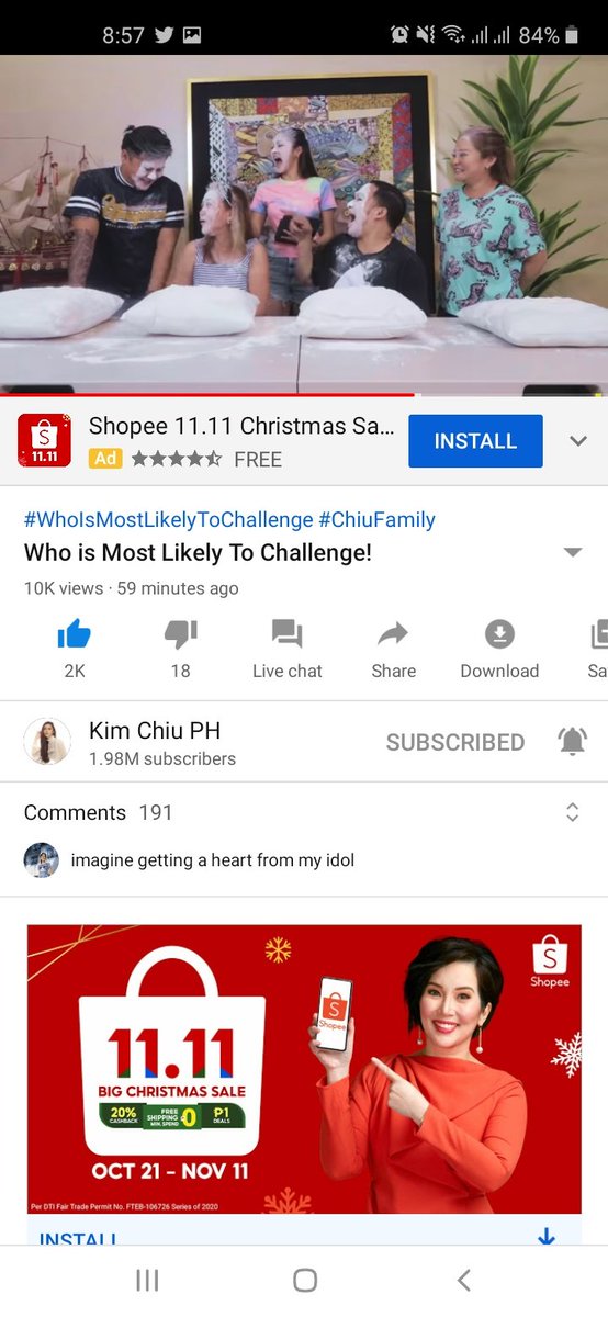 softievicey's tweet photo. @prinsesachinita  Ang sayaaaaaaaa 
Ganda parin kahit madumi fezz🤣❤ Iloveyou
@prinsesachinita  Gandaaaa ang saya pantanggal stress, pamapagana sa panibagong yugto ng pagsagot ng module iloveyouuuuuu ❤take care chiu Family❤
#mostlikelychallenge
#kimchiu https://t.co/E2KVKkUnsh