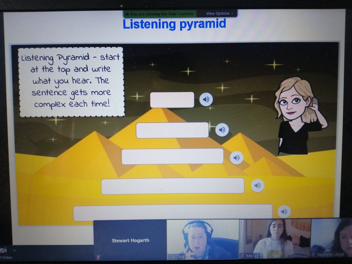 MrHogarth_MFL's tweet photo. Fantastic morning tuning into #SALT2020. Loved the inputs by @frenchmrinnes, @JosephMartinDu3, @joedale and Louise Clarke. Thank you to @LouiseWhyte80 and @SALTLANGS putting it all together! #RechargeYourLearning https://t.co/xbt4oEnP4n