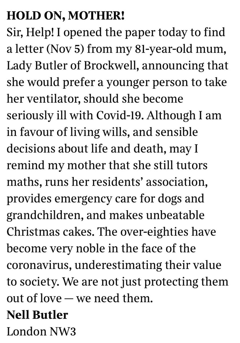 Great letter in today’s Times. 
👇👇