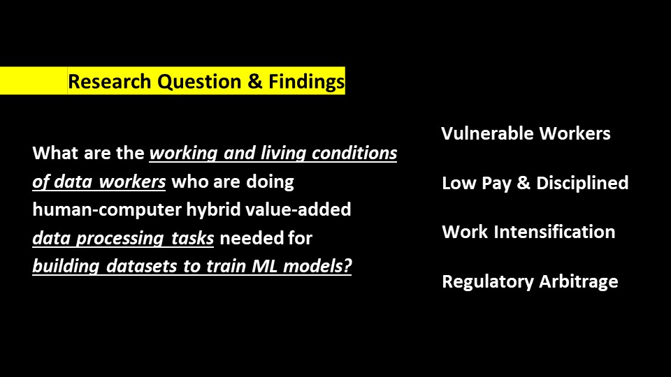 KaiHsinHung's tweet photo. Very excited to share my research on #DataWorkers at #UnboxingAI conference. To learn more about the #DataValueChain: https://t.co/dHspzprcMI
@JulianPosada0 @v_kluz @idilgalip @ltebrandner
@MinardiSaverio @gruberjona @demartin @vavacolor @ElinorWahal @AntonioCasilli
@ITforChange https://t.co/RX7GAudJgW