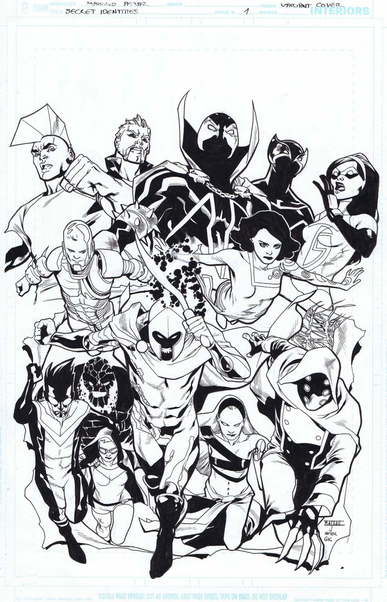 CadenceComicArt's tweet photo. 🚨#OriginalComicArt Spotlight🚨
Secret Identities (Image) Issue 1 Variant Cover by @MahmudAsrar.
https://t.co/4OfcZyR3Zx https://t.co/DK7x77OZOx