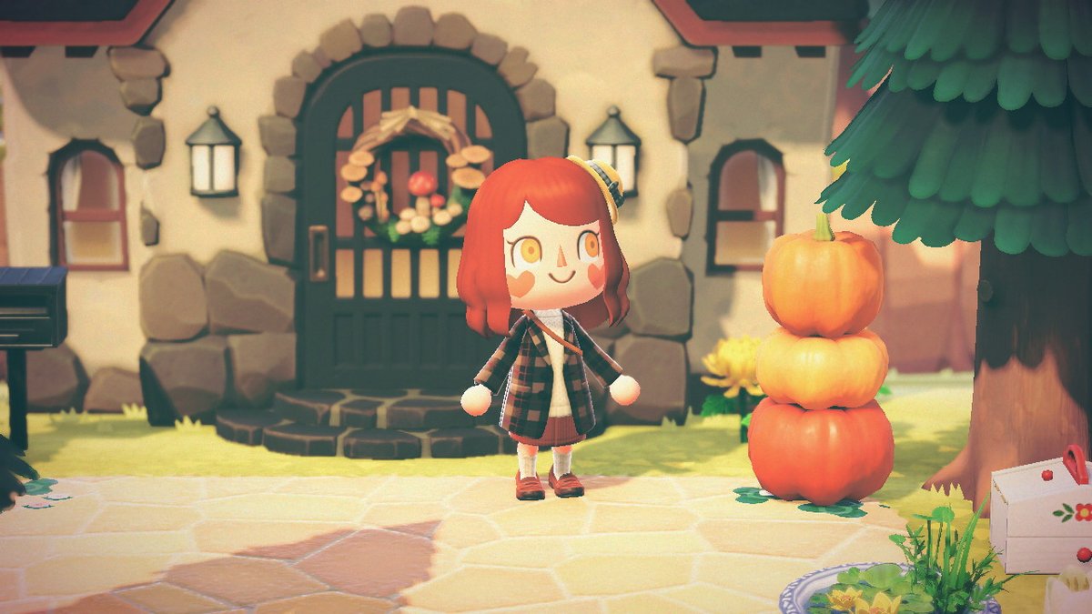 aureolinn's tweet photo. autumn vibes <3 #AnimalCrossing #ACNH https://t.co/5yitZ2vHpw