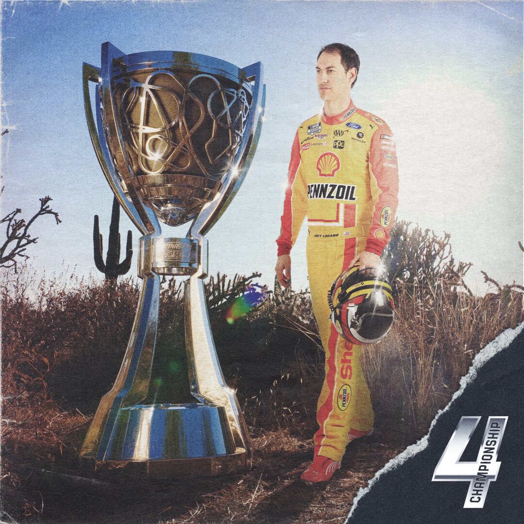 joeylogano's tweet photo. It all comes down to tomorrow... 

#NASCARPlayoffs #Championship4 #Believe22 https://t.co/VIuZHsq1iX