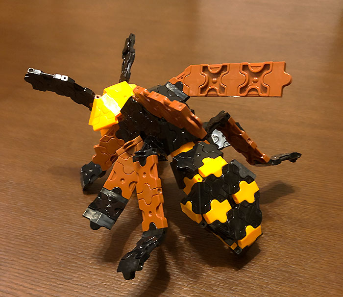 テテマリ Ar Twitter 11 7日の脳トレはlaqアニマルワールド 有毒 生物 からクロスズメバチ を作った後 オオスズメバチに配色変えバージョンへ 一目で危険と思わせる鮮烈なカラーリングを再現できて満足満足