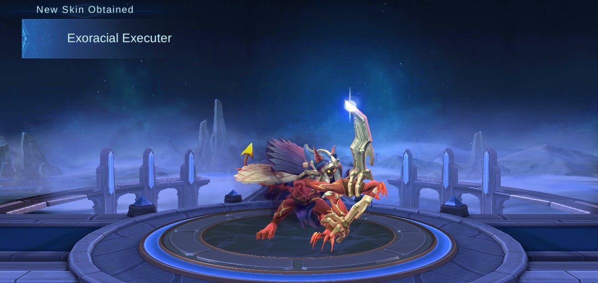 I just obtained a new skin Exoracial Executer in Mobile Legends: Bang Bang! Let's face off against the world's best MOBA players together! 
r8qs.adj.st/?adjust_t=ynou…