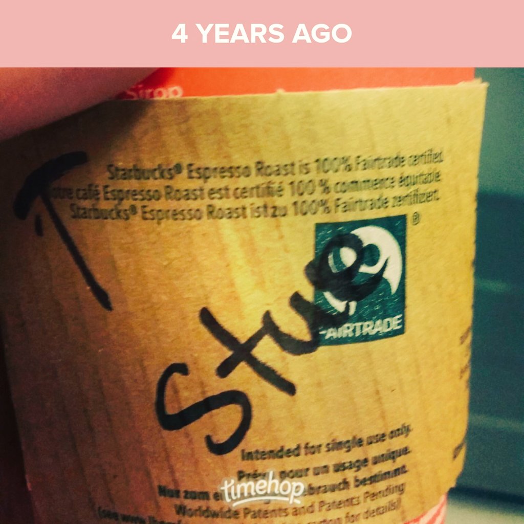 Chocobo_sage's tweet photo. That time Starbucks completely fucked up my name...... I'm still baffled to this day 🤣
#Stue ??? #starbucks (i'm a Costa guy but was desperate for Caffeine) 😜☕ https://t.co/w7QreZmat1