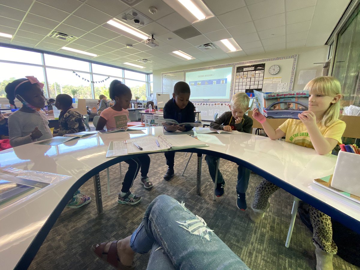 This group started with blending letter sounds and today they are decoding their way through a level E! So proud! <a href="/GwenBro00918497/">Gwen Brown</a> <a href="/HumbleISD_CE/">Centennial Elementary</a>