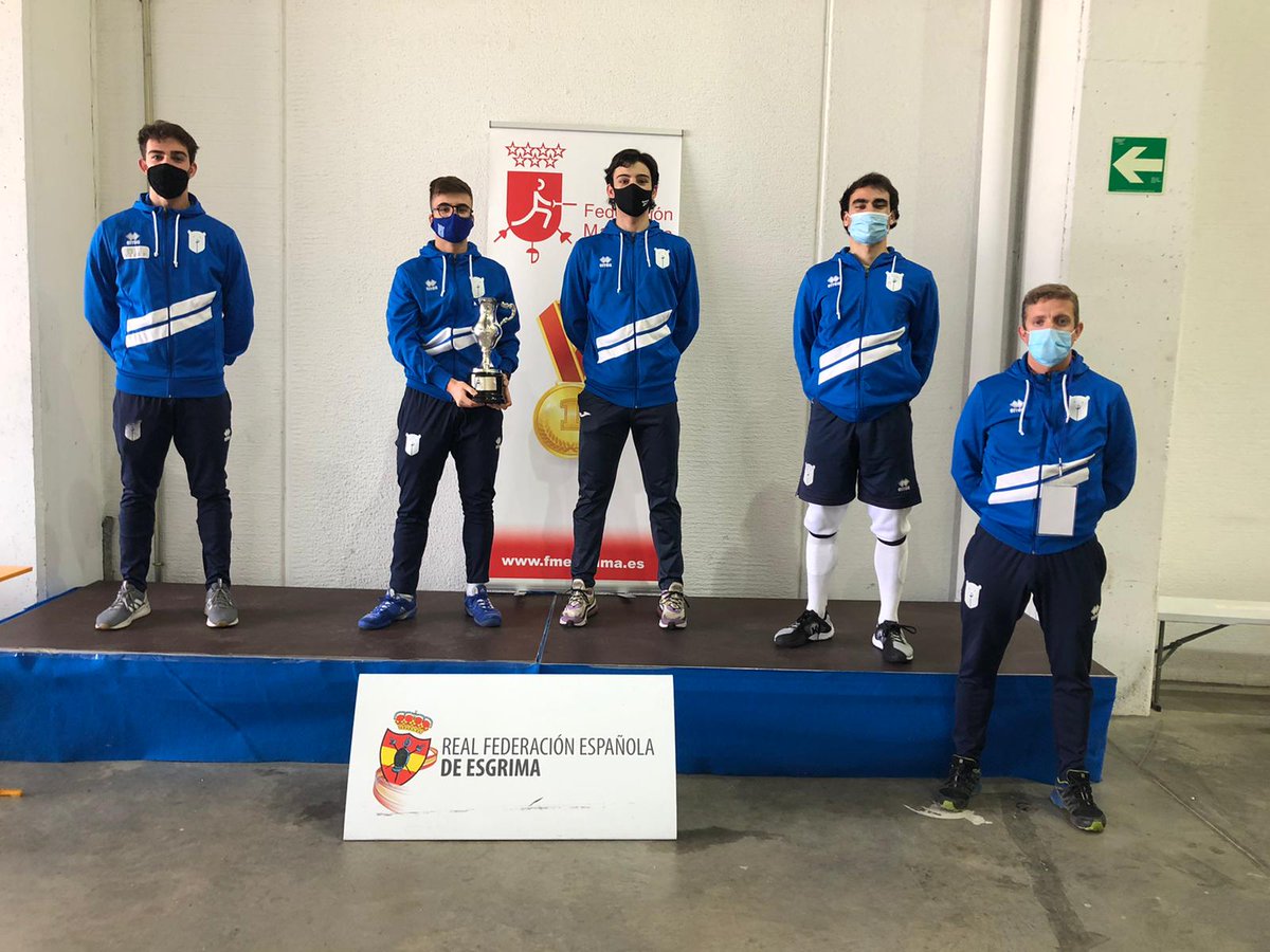 IBravoAPodium's tweet photo. El @esgrimamadrid gana la liga nacional de clubes. Estoy muy contento de participar en el título y de poder volver a competir. https://t.co/ATVJ7mAcbn