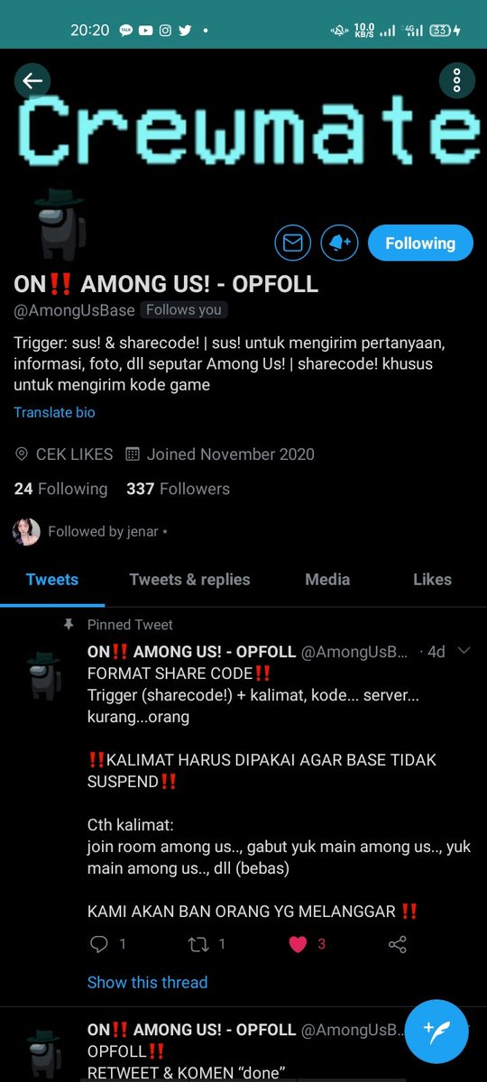 ON‼️ AMONG US! (@AmongUsBase) / Posts / X