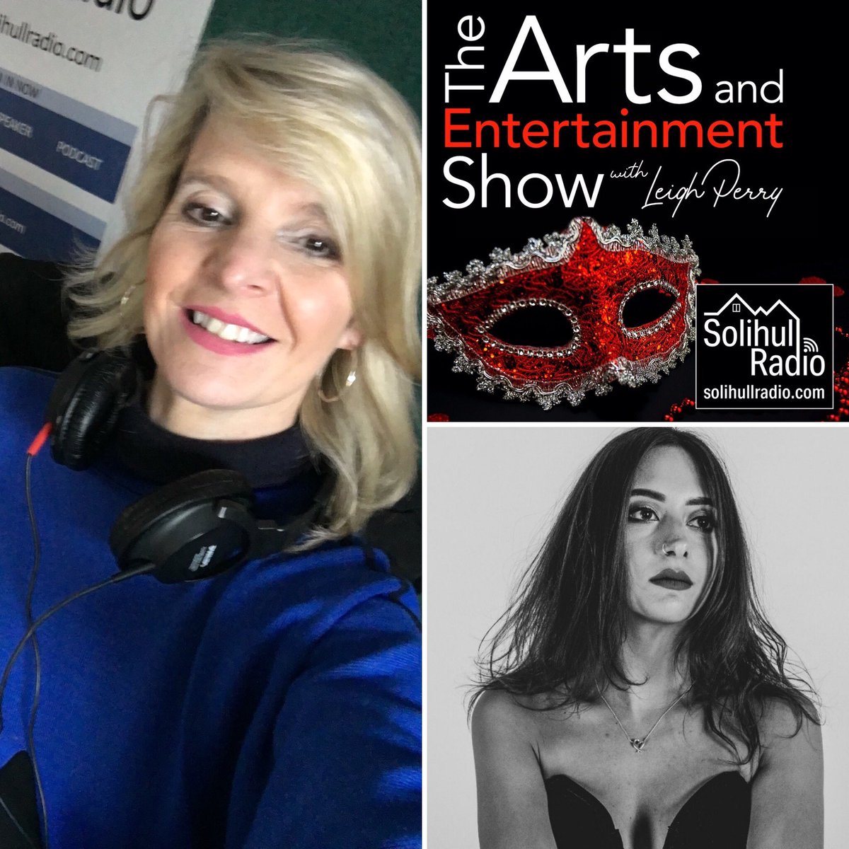 leighmusicangel's tweet photo. Sunday’s from4 it’s #TheArtsAndEntertainmentShow @solihull_radio 🎤ThisWeekend Leigh’s guests inc #Singer @NicoleLeaskk + @VamosTheatre #TheWednesdayWave 🎭 @BrumHour @jbboats @RadioToday @MidlandsHour @WestMids550 https://t.co/PllaTwOwQv