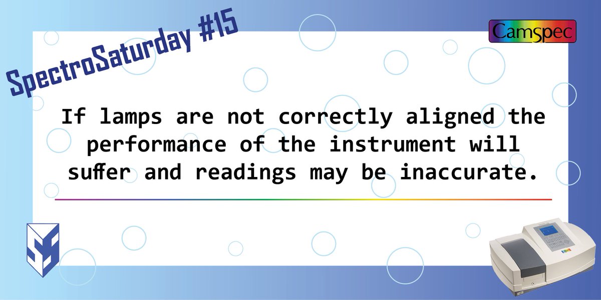 SpecCams's tweet photo. If using micro-cells or micro-flowcells, perfect alignment is even more critical. If your instrument is regularly serviced by our professionals they will do this for you.
#SpectroSaturday πClick this hashtag to see our previous top tips!
Follow @cam_spec #science #spectrometer https://t.co/r3sv9A4a2N