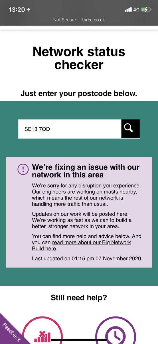 botmordred's tweet photo. @ThreeUKSupport  I have been with a very slow mobile broadband internet connection at home since September. I have been on live chat multiple times but never got a solution, they just tell me to wait, I already waited for two months, when will a get decent internet speed? https://t.co/oMEvkZKW8h