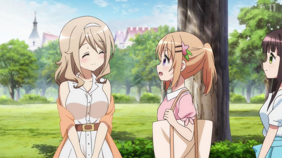 今日のごちうさはおっぱい大きい組の子が活躍してて良かったです
冒頭の千夜ちゃんのノースリ白ワンピースイラストめちゃくちゃ可愛かったですね
青山さんの大きいおっぱいを更に強調するようなノースリーブ衣装もとても良かったです
#gochiusa