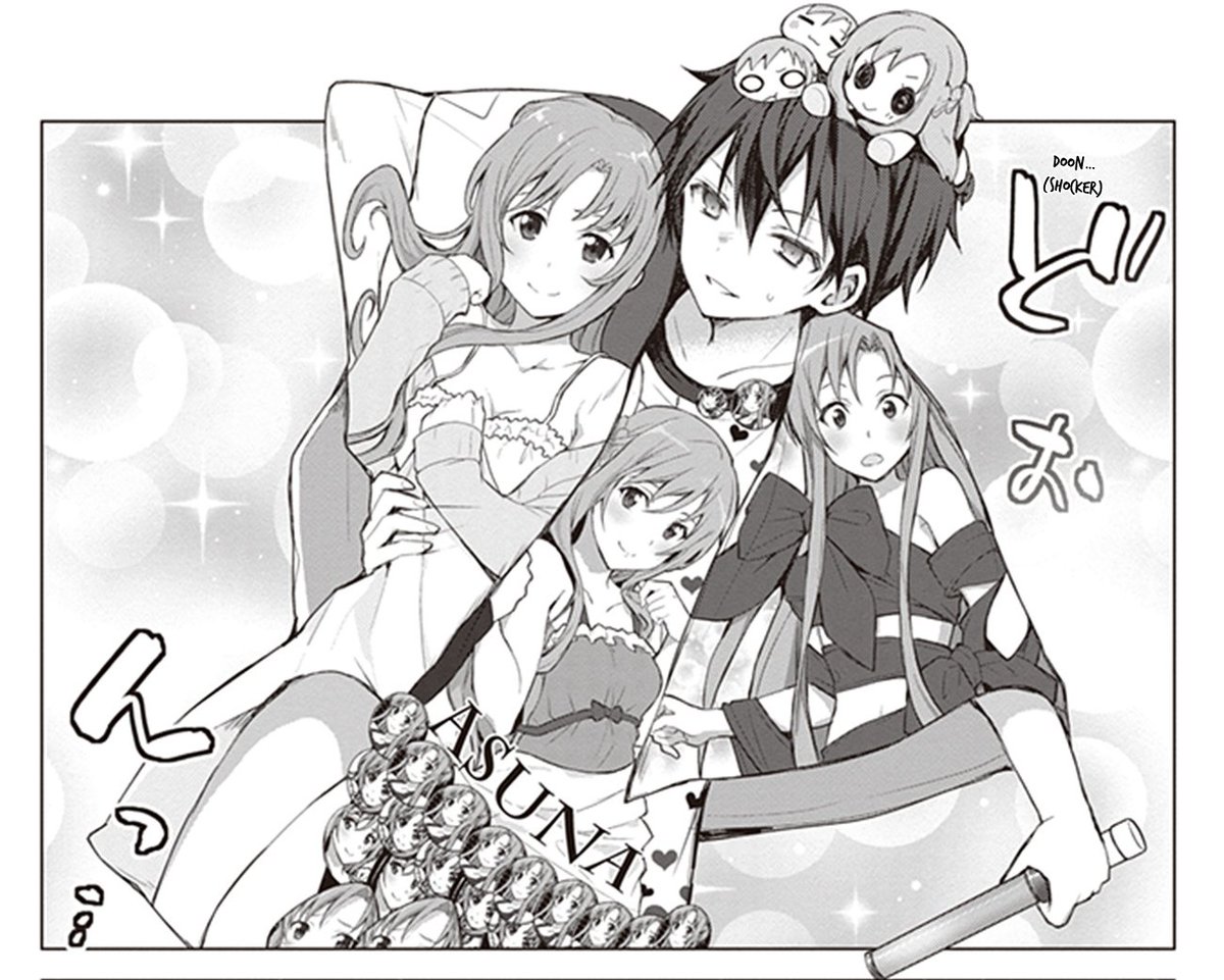 Naw On Twitter Kirito Really Is His Girlfriend S N 1 Fan Hahaha I Colored This Manga Panel Feel Free To Reuse Repost It Who Is The Biggest Asuna Fan You Know Https T Co Imwf9vbgoc fan hahaha i colored this manga panel