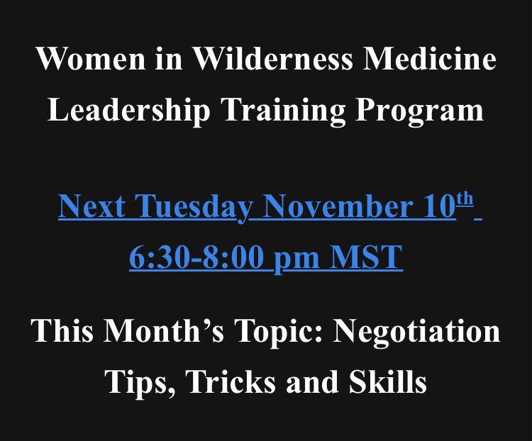 drallymay's tweet photo. These women are literal trailblazers!! Excited to be joining this group and participating in this event next week #WiWW #leadershiptraining #mentorship @WildMedSociety @SarahCrockettMD @LindaKeyesMD 

Please feel free to message me if you’d like to get involved too! https://t.co/fYp4Eehaps