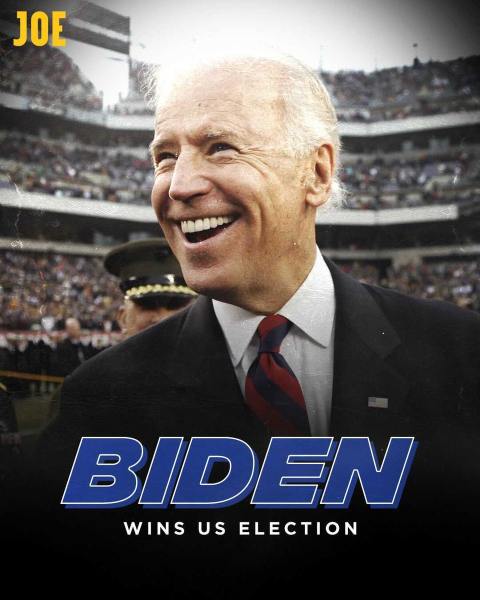 Joe Biden has been elected the 46th president of the United States of America 🇺🇸