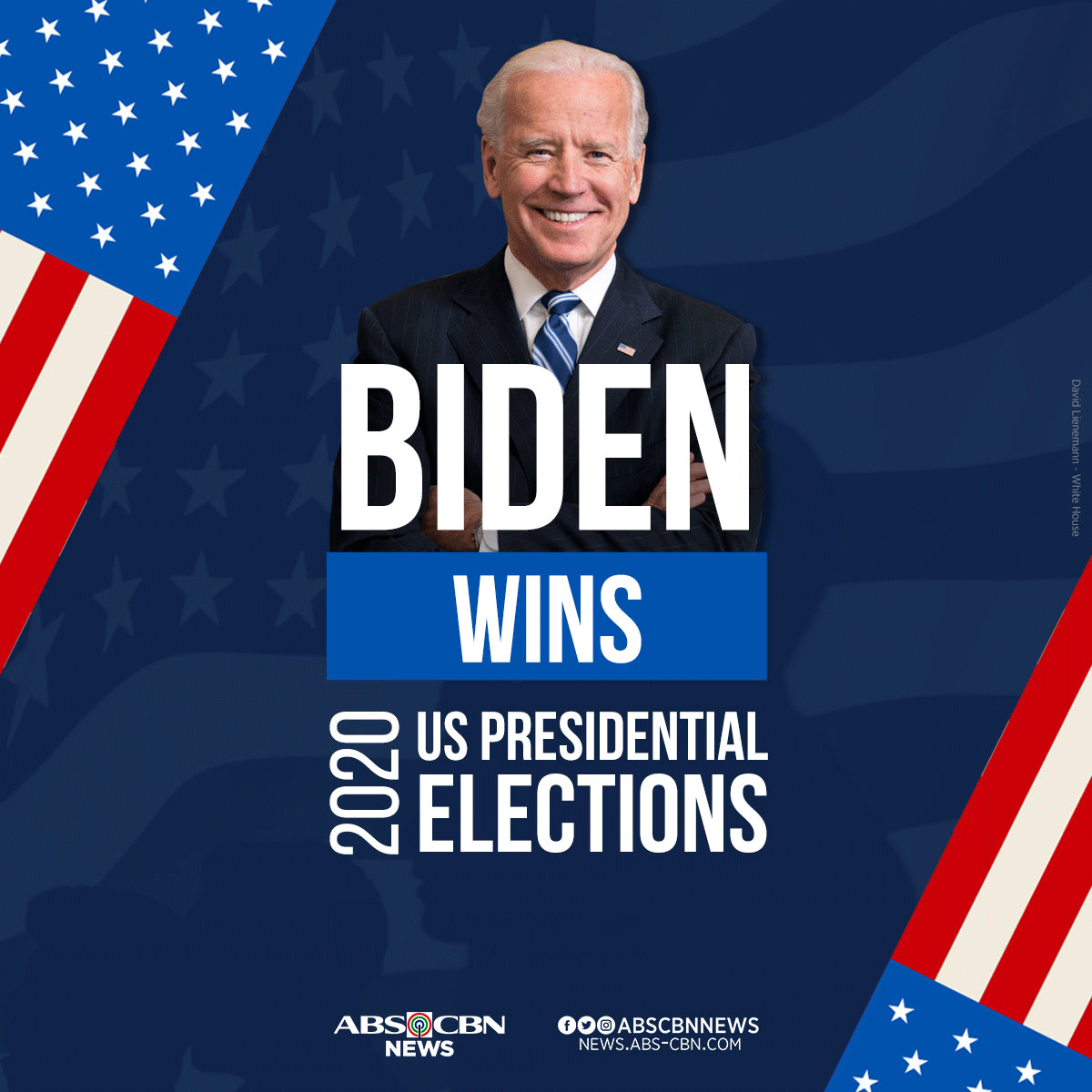 ABSCBNNews's tweet photo. Joe Biden elected US president: American networks #Elections2020 #USelections2020 | via @AFP https://t.co/8vBxlFALdP