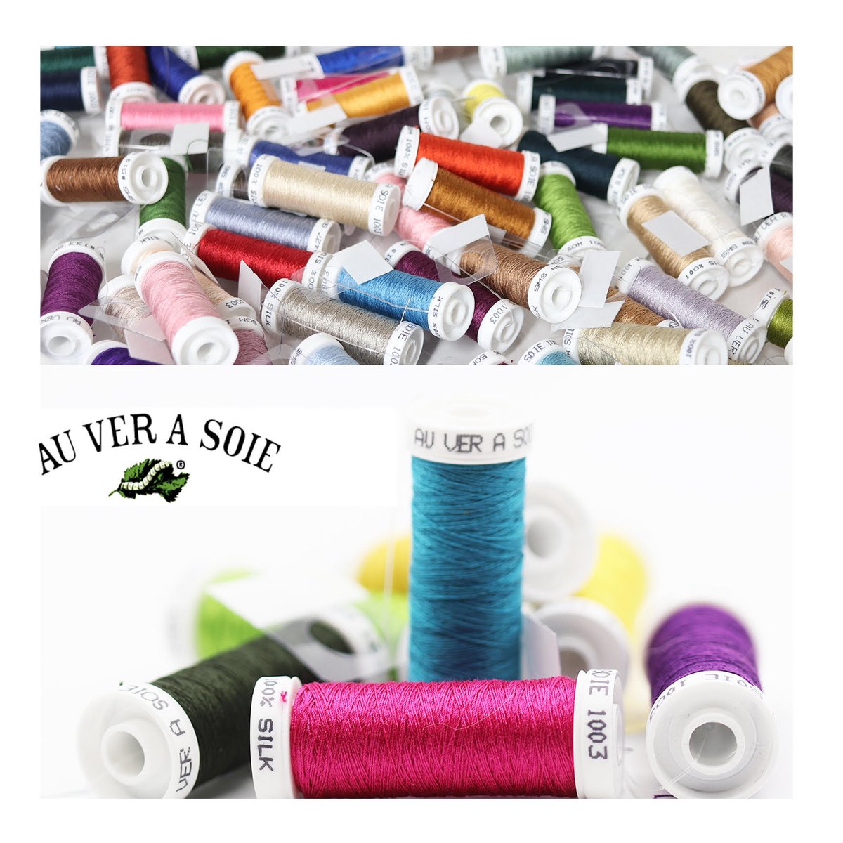 RNeedlepoint's tweet photo. NEW LINE!
We are now carrying Au Ver A Soie 100/3 Silk, a gorgeous single-ply spun silk. This thread can be used for needlepoint, cross-stitch, embroidery, and hand or machine sewing. Order now on our website!
#RittenhouseNeedlepoint #NeedlepointStash https://t.co/6zRdt1MIKH