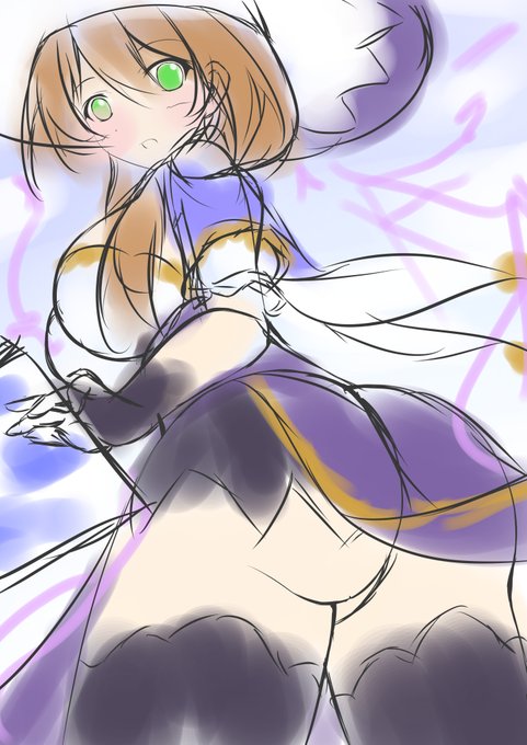 #原神
#リサ
リサねぇさんに風を使っていたずらしてる 