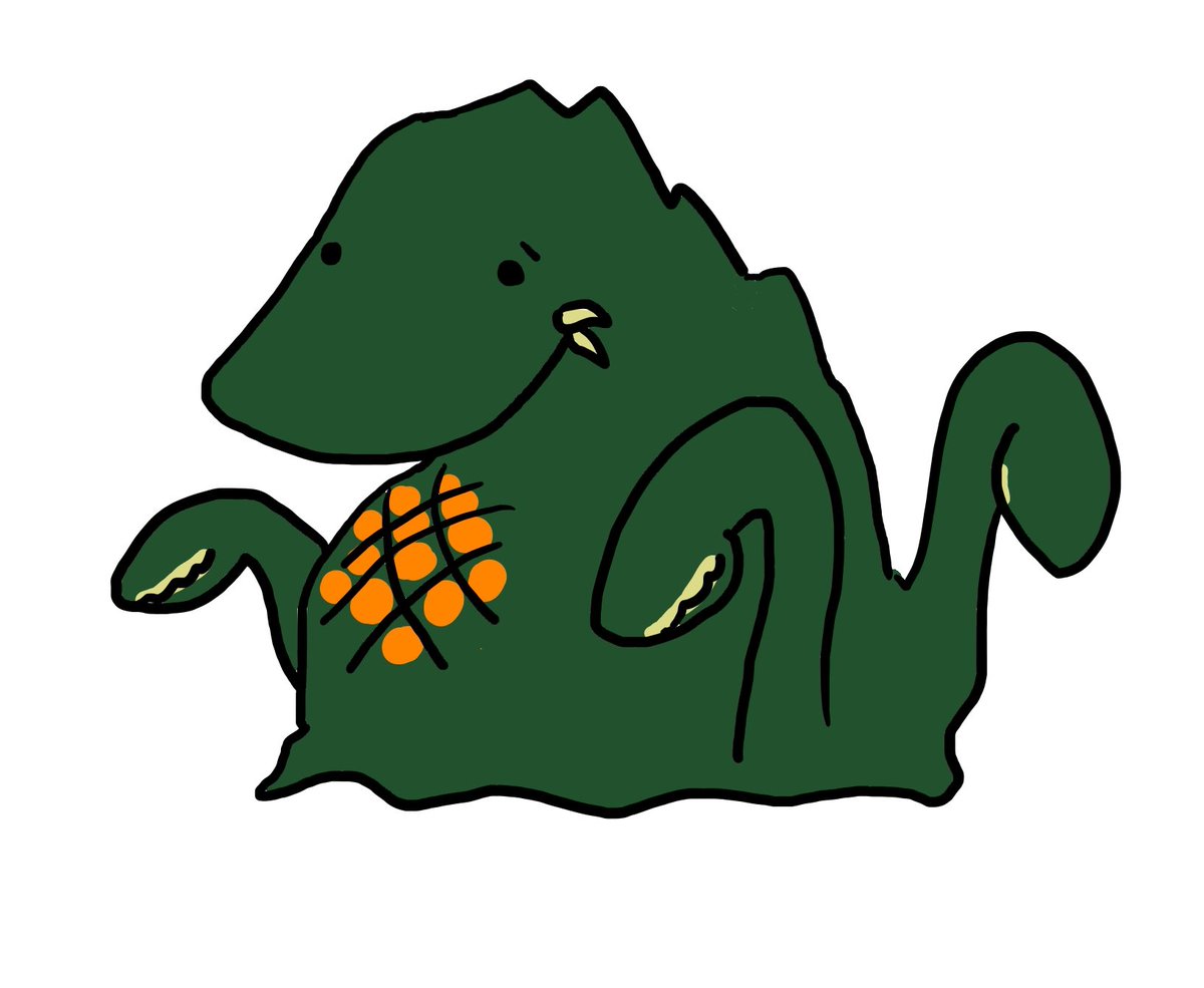 Kuruha Ch 特に意味ないけど 簡単に描いたゴジラ怪獣毎日1匹づつ上げてく 23 ビオランテ ゴジラ 怪獣 イラスト