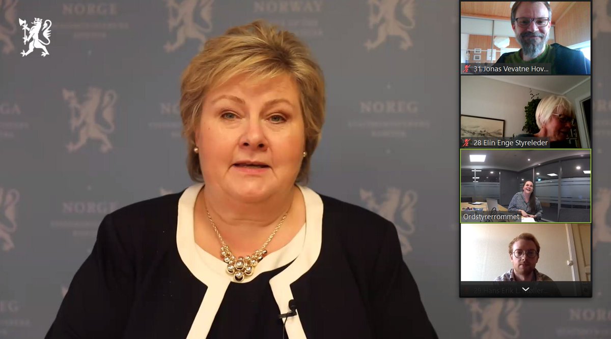 JonasVevatne's tweet photo. Inspirerende hilsningstaler fra @jonasgahrstore og @erna_solberg til Landsmøtet i @FIVH - Norges største miljøorganisasjon med over 40.000 medlemmer👏
Gledelig ros fra Statsministeren til FIVHs viktige arbeid med #Matvinn #klimadugnad og #delingsøkonomi ✅♻️🚲🔋🔧🪵🪡🚃🐞🐺🌳🐿️🦉 https://t.co/1w8zs2CkDf
