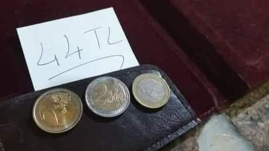 Bir turistin 44 lira olan hesaba bıraktığı para.. #beratalbayrakistifa #Euro