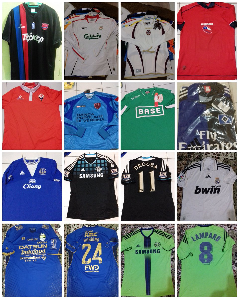 #Jersey4sale
Panionios M 250
LFC L 400
Arezzo L 250
Chile S 300
Fio XLB 250
Chievo S 400
Liege XL 250
Hamburg S 300
Everton XXL,3XL 150
Drogba M 450
Madrid XLB 150
Persib XXL 400
Wa 08990175666 <a href="/R_EStore/">Rieff Store</a> <a href="/indonesianjsy/">Indonesian.Jersey</a> <a href="/jerseysneil/">#lelangsneil</a> <a href="/Jerseyforum/">The OG Indonesian Blokecore</a> @crossing_jersey <a href="/jersey_ciamikk/">Follow IG @Jerseyciamik</a>