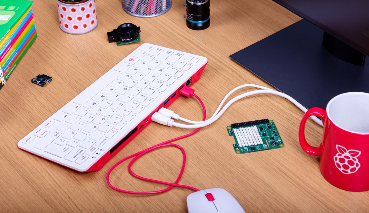 verge's tweet photo. The Raspberry Pi 400 is a compact keyboard with a built-in computer https://t.co/FiDtOLyOLq https://t.co/Xla0umOzeH