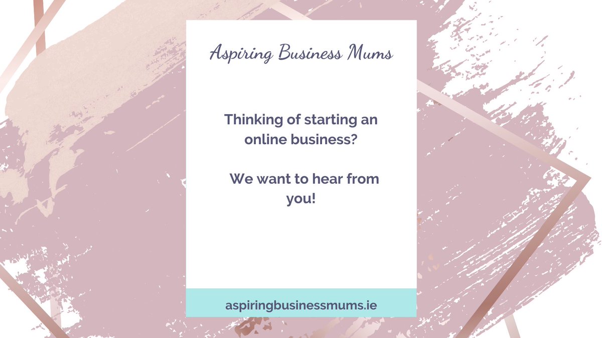 I'd love to hear from any mums who are thinking of starting an online business and would like some FREE support and advice? #AspiringBusinessMums