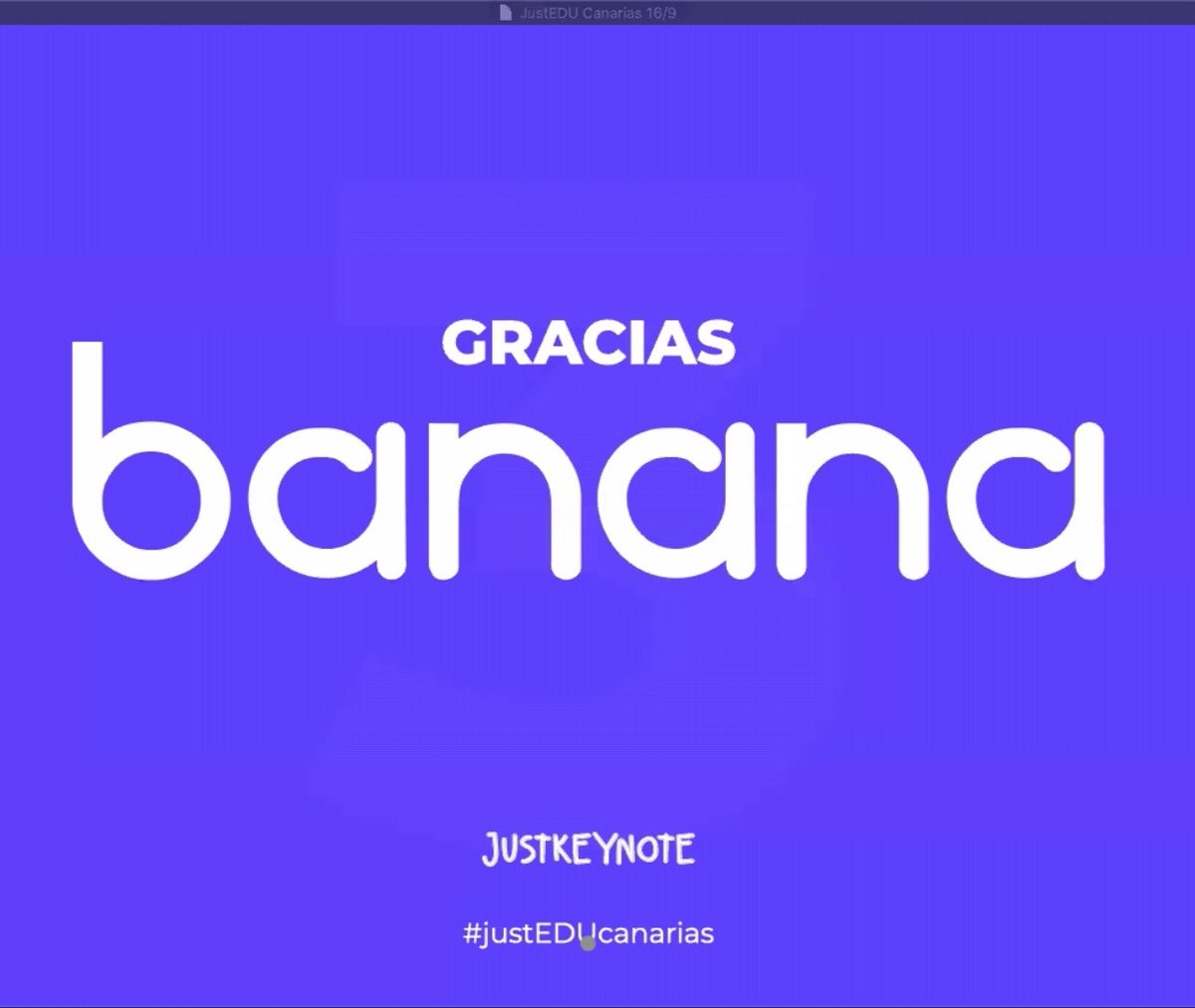 puntopalmero's tweet photo. GRACIAS, GRACIAS Y GRACIAS por este evento @justkeynote @bananaeducacion . Ha sido genial. #JustEduCanarias https://t.co/lpp2bWmgiu
