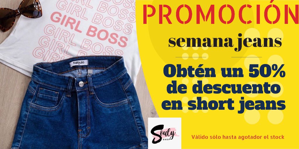 soulyshopmoda's tweet photo. ¡No te pierdas este SÚPER DESCUENTO! Para que puedas lucir en este verano tu short jeans. #SOULYJEANS👖🥰 AGTL https://t.co/prF8DxfDYg