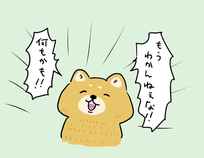 もう何もかもわかんねえ時に使っていただきたい柴犬ちゃんのフリーイラストです。 