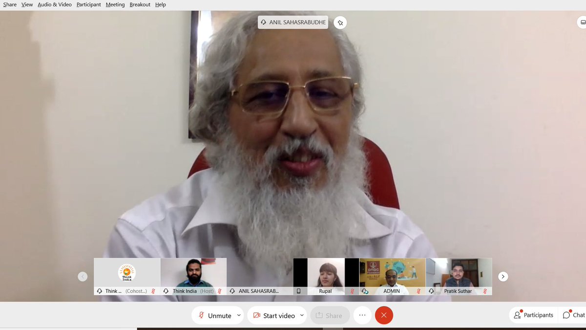 IndGenius_TI's tweet photo. PROF. ANIL SAHASRABUDHE, CHAIRMAN OF AICTE @AICTE_INDIA AT THINK INDIA Startup and Innovation Week. https://t.co/71o1Q8ypO6
