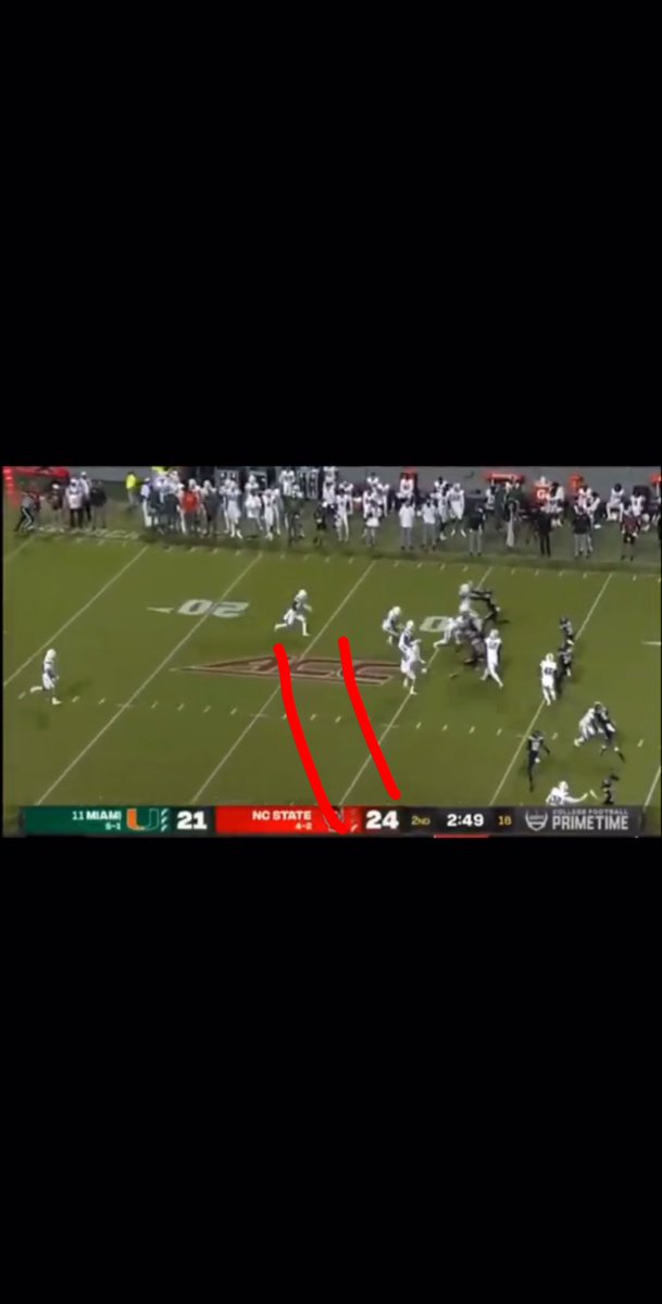 Nitpicking here would have loved to see harley go inside and use that space with his speed we need a play on KR!!!