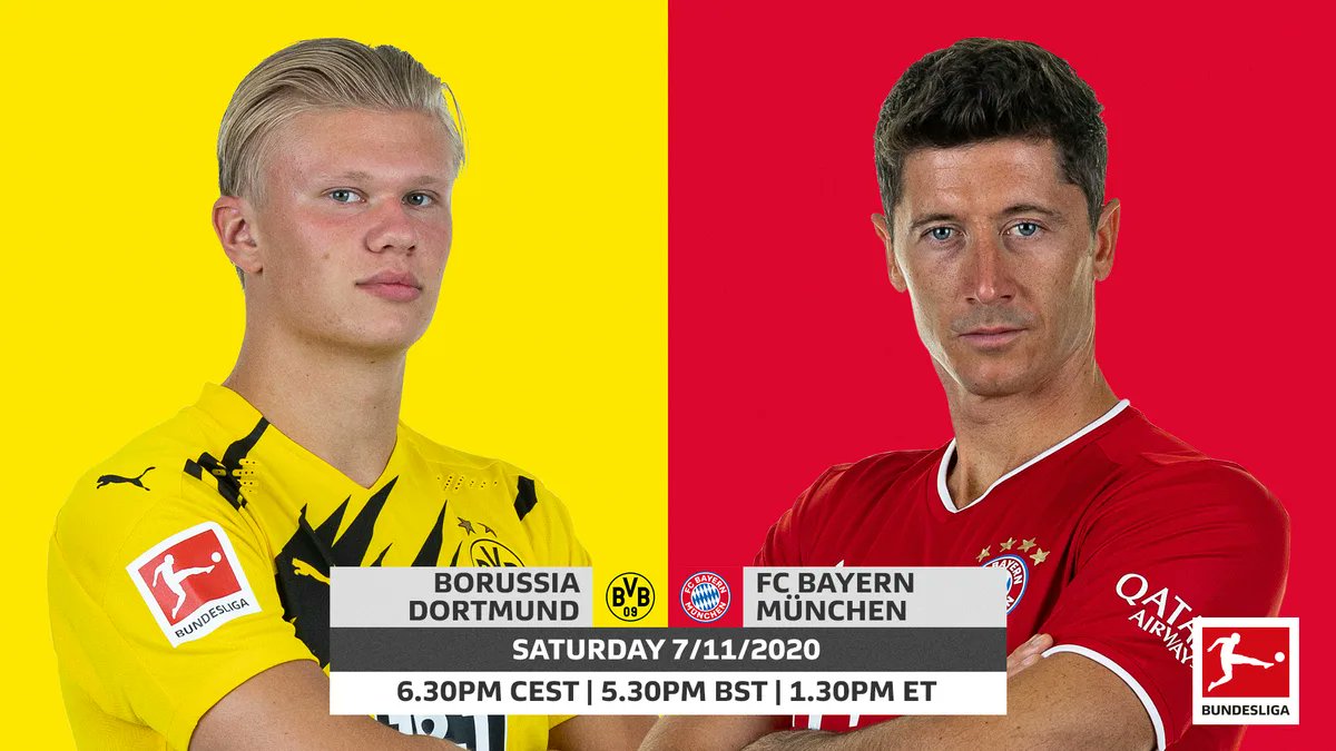 gamepulz's tweet photo. Are you ready for "Der Klassiker"? B. Dortmund - Bayern Munich derby today at 18:30 on Gamepulz app #bundesliga #BorussiaDortmund #BayernMunich #football #FantasyFootball https://t.co/NF3UzMzkb4