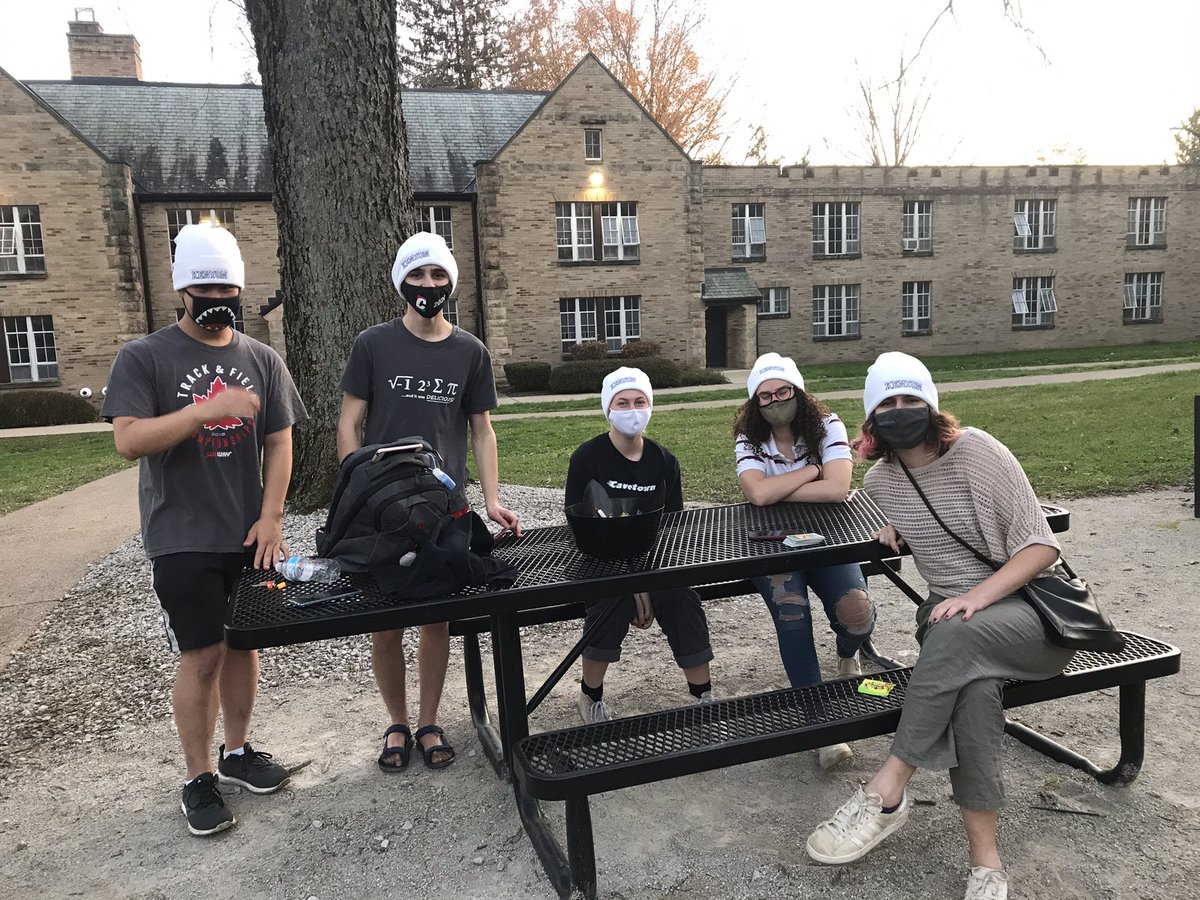 meredith_bonham's tweet photo. Capped off a Friday of no class @KenyonCollege (and a wacky election week) with a very fun ride along on the Purple Prize Patrol with Dean Kane. Toughest trivia question: which res hall has the most single rooms?? https://t.co/tChNy7V0Ks
